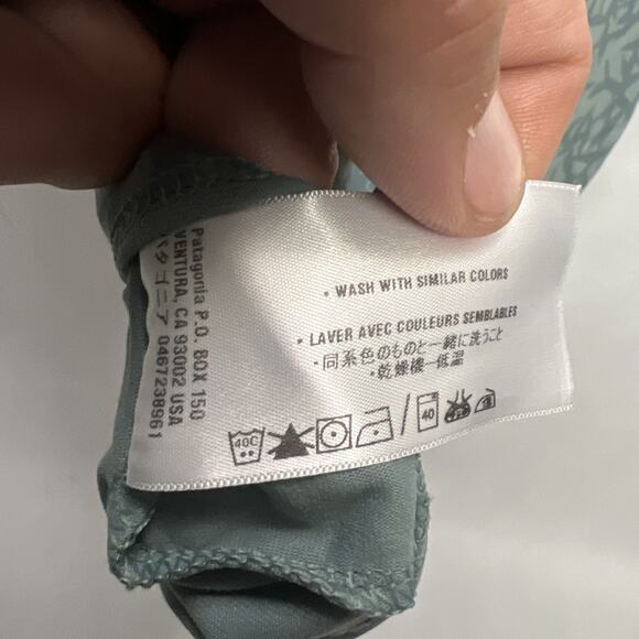 PATAGONIA Women's Size Medium M Twist Front Bandha Sleeveless Top Outdoor Green - Picture 7 of 10